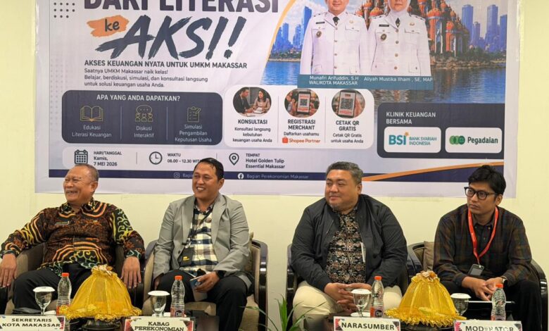 Pemkot Makassar Dorong Akses Keuangan UMKM Lewat Program Literasi dan Inklusi Keuangan TPAKD