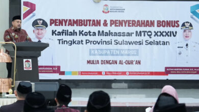Pemkot Makassar Beri Bonus Kafilah MTQ, Appi Targetkan Juara Umum Sulsel