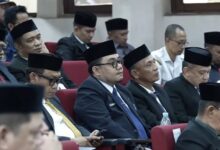 Bappeda Makassar Hadiri Rapat Paripurna Penyampaian Rekomendasi LPJ Wali Kota Tahun 2025