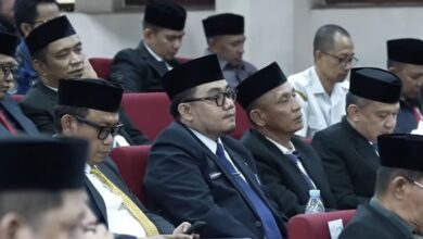 Bappeda Makassar Hadiri Rapat Paripurna Penyampaian Rekomendasi LPJ Wali Kota Tahun 2025