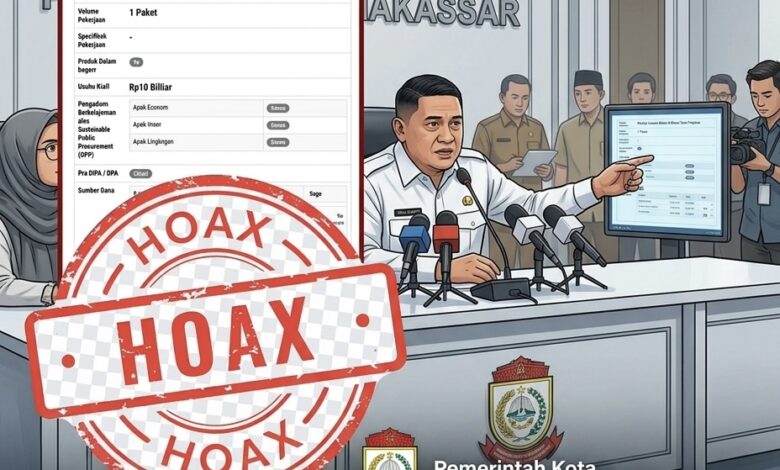 Pemkot Makassar Tegaskan Isu Anggaran Rp10 Miliar untuk Konsumsi Wali Kota Tidak Benar