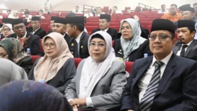 Kadisperta Makassar Hadiri Rapat Paripurna DPRD Penyampaian Rekomendasi LKPJ Wali Kota Tahun 2025
