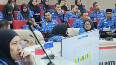 Bappeda Makassar Ikuti Rapat Koordinasi Layanan Bidang Kinerja BKPSDMD