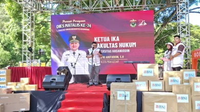 Appi Hadiri Dies Natalis ke-74 FH Unhas, Tekankan Pentingnya Jejaring Alumni