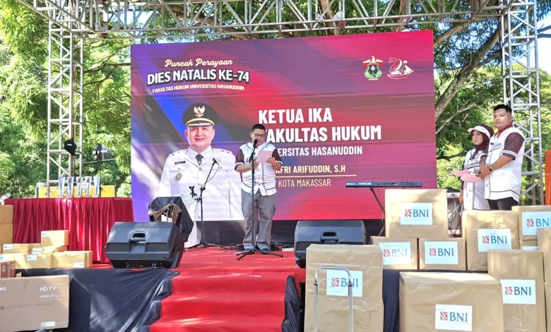 Appi Hadiri Dies Natalis ke-74 FH Unhas, Tekankan Pentingnya Jejaring Alumni
