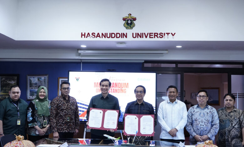 Unhas dan Citilink Jalin Kemitraan Strategis untuk Memperkuat Link and Match