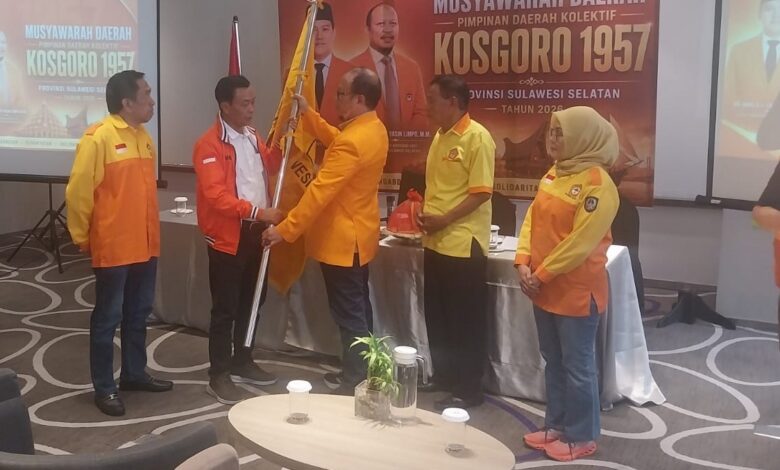 Haris Yasin Limpo Kembali Nahkodai Kosgoro 1957 Sulsel Periode 2026–2031