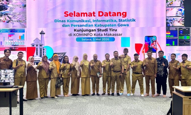 Diskominfo Makassar Berbagi Inovasi Digital, Terima Studi Tiru dari Diskominfo SP Gowa