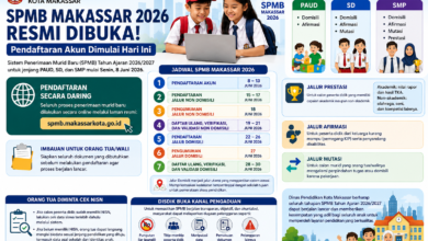 SPMB Makassar 2026 Resmi Dibuka, Pendaftaran Akun Dimulai Hari Ini