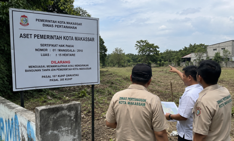Dinas Pertanahan Makassar Perkuat Pengamanan Fisik Aset Manggala, Papan Penanda dan Batas Lahan Akan Ditegaskan Kembali