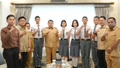 Terima Audiensi DPPI Makassar, Munafri Beri Motivasi Lima Delegasi Paskibraka Nasional 2026