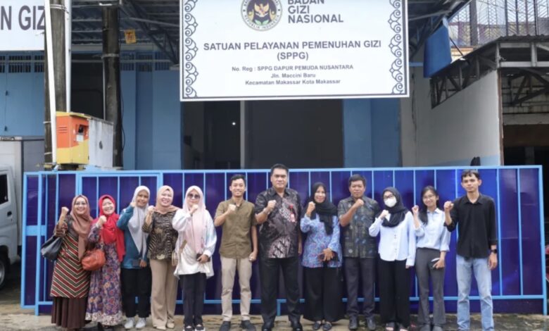 Kepala DPPKB Makassar Tinjau Tiga Dapur SPPG, Pastikan Program Percepatan Penurunan Stunting Berjalan Optimal