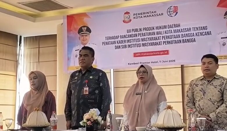 DPPKB Makassar Gelar Uji Publik Ranperwali Penataan Kader Bangga Kencana