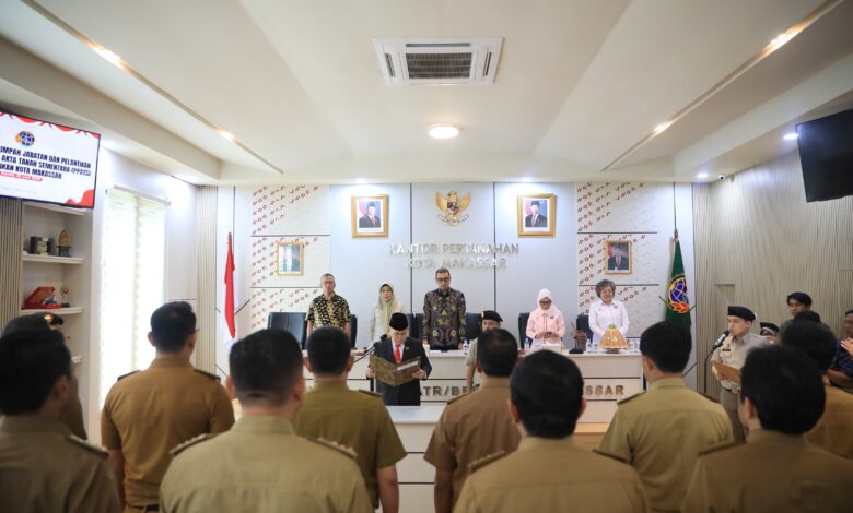 Sekda Makassar Dorong Camat Tingkatkan Kompetensi Usai Dilantik sebagai PPATS