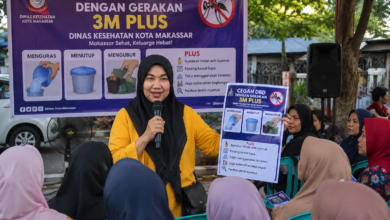 Dinkes Makassar Gencarkan Edukasi 3M Plus untuk Cegah Lonjakan Kasus DBD