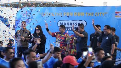 Munafri Lepas Ratusan Peserta Indomaret Fun Run 2026, Ikut Berlari Bersama Warga di Karebosi