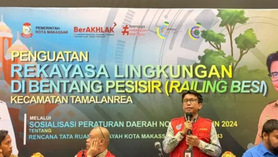 Distaru Makassar Luncurkan Inovasi “Railing Besi” untuk Perkuat Pengawasan Tata Ruang Pesisir