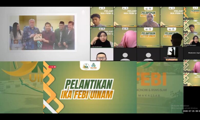 Prof. Hamdan Juhannis Apresiasi Kiprah IKA FEBI sebagai Salah Satu Alumni Fakultas Paling Aktif