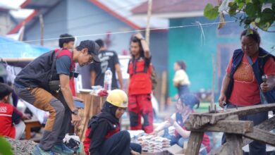 KKN-TB Unhas Salurkan Bantuan untuk 40 KK Terdampak Bencana di Manggarai Timur