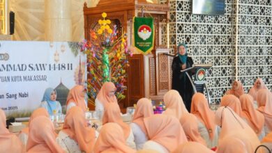 Buka Maulid DWP Makassar, Melinda Aksa Tekankan Peran Istri sebagai Penguat Keluarga