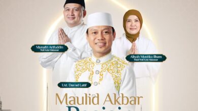 Appi Ajak Warga Ramaikan Maulid Akbar di Paotere, Perahu Nelayan Ikut Ambil Bagian
