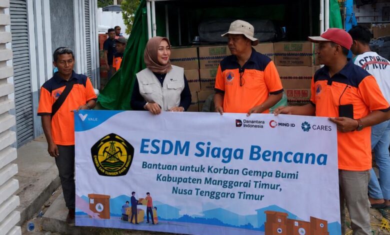 PT Vale Bergerak untuk Korban Bencana NTT, Bantuan Pokok hingga Obat-obatan Disalurkan