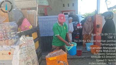 Warga Kelurahan Tamangapa Jadi Contoh Pengelolaan Sampah Mandiri di Makassar