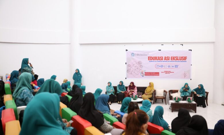 TP PKK Makassar Edukasi 300 Ibu Hamil dan Kader tentang Pentingnya ASI Eksklusif