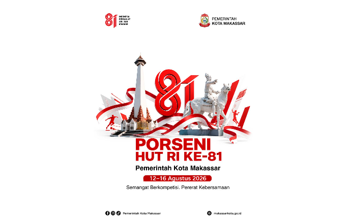 Pemkot Makassar Matangkan Persiapan HUT ke-81 RI, Kemeriahan Didorong hingga RT/RW