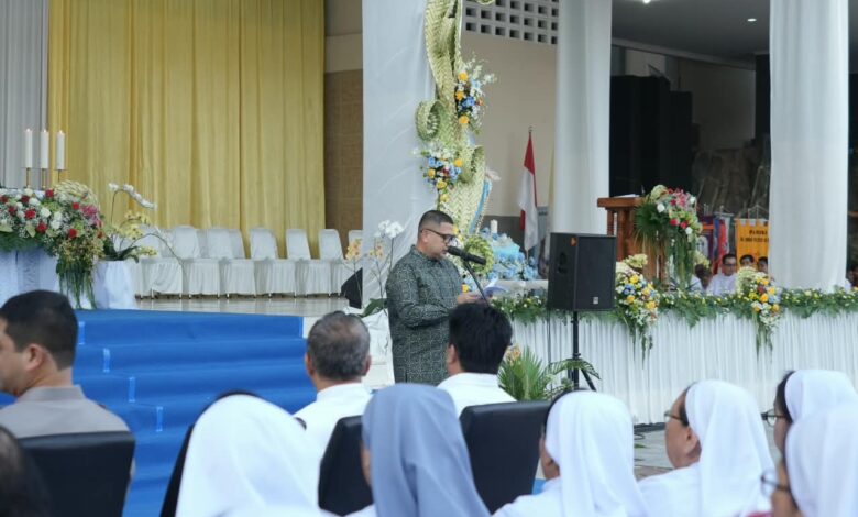 Hadiri Perayaan Santa Perawan Maria Diangkat ke Surga, Munafri Tegaskan Komitmen Jaga Toleransi di Makassar