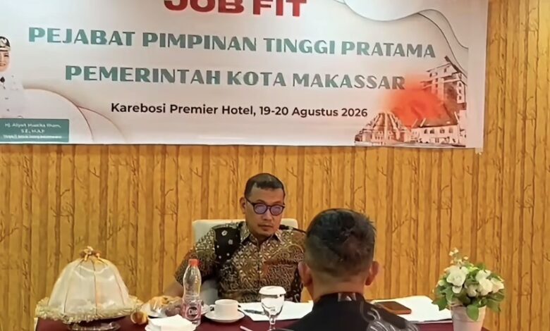 Optimalkan Pelayanan Publik, Pemkot Makassar Gelar Job Fit Evaluasi Kinerja Pejabat Eselon II