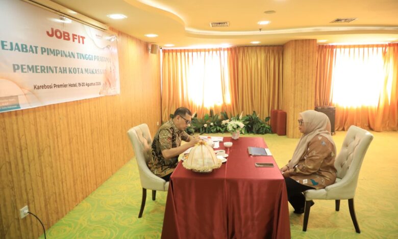 Pemkot Makassar Evaluasi 40 Pejabat Eselon II Lewat Job Fit