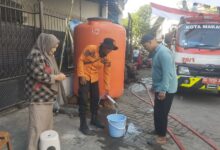 Krisis Air Bersih Meluas, BPBD Makassar Kembali Distribusikan Bantuan ke 23 Titik