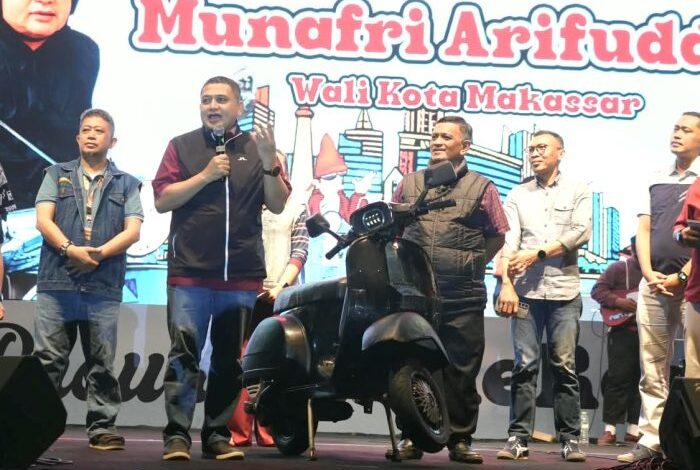 VESPAPORA 2026, Munafri Ingin Makassar Jadi Rumah Besar Komunitas Vespa Dunia