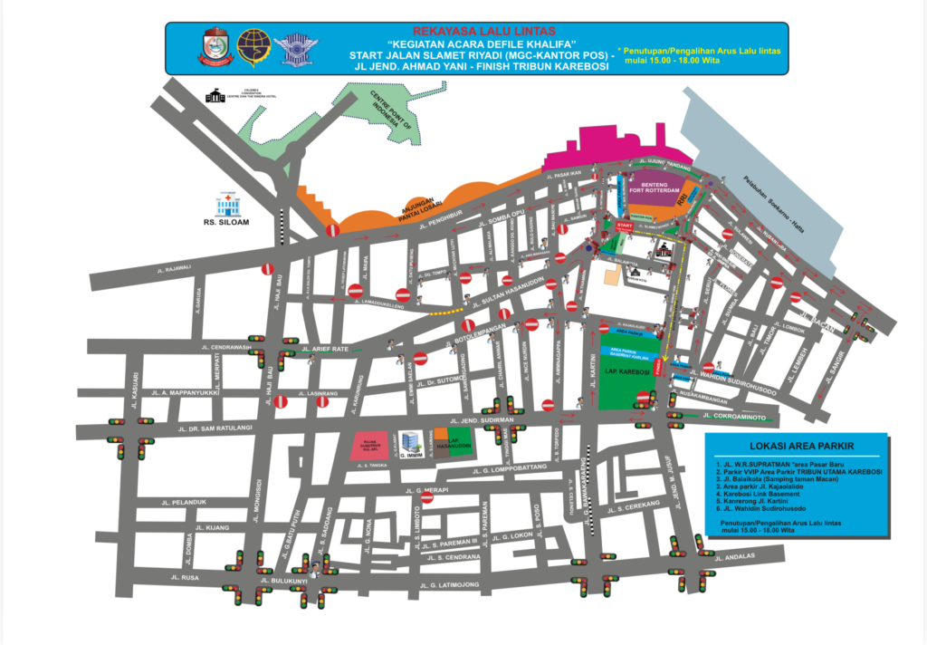 Rute Defile MTQ KORPRI Berubah, Dishub Makassar Imbau Warga Hindari Pusat Kota