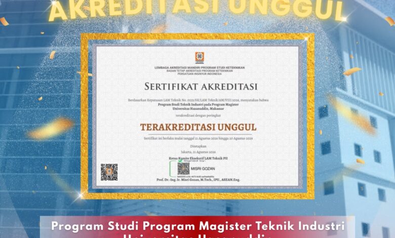 Unhas Tambah Prodi Unggul, Kini 157 Program Studi Berstatus Terbaik