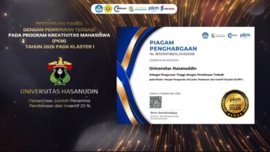 Unhas Raih Tiga Penghargaan PKM Award 2026, Torehkan Capaian Produktivitas dan Pembinaan