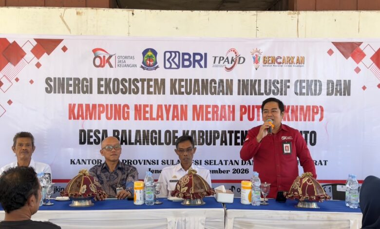 OJK Perkuat Literasi Keuangan Nelayan Jeneponto melalui Sinergi EKI dan KNMP