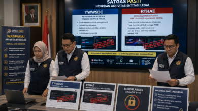 Satgas PASTI Hentikan YWWSDC dan RTHAE, Diduga Tawarkan Investasi Kripto Ilegal