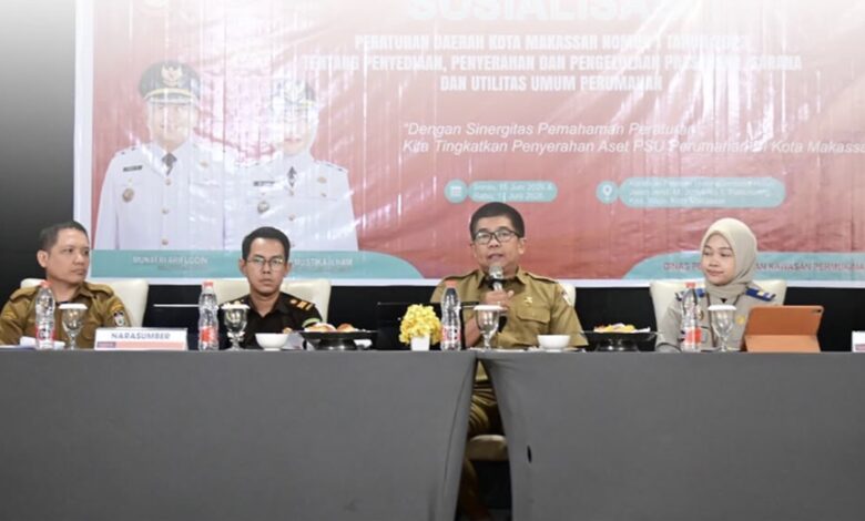 Sosialisasi Perda PSU, Disperkim Makassar Perkuat Pemahaman Pengembang