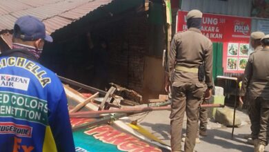 20 Tahun Berdiri di Fasum, 10 Lapak di Gunung Lompo Battang Akhirnya Ditertibkan