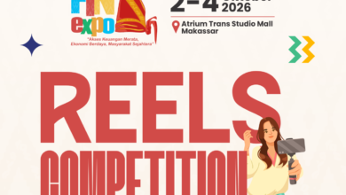 FIN EXPO 2026 OJK Sulselbar Hadir di TSM Makassar, Ada Reels hingga Lomba Mewarnai Gratis