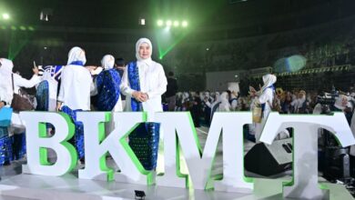 Aliyah Mustika Ilham Bawa Semangat Milad ke-45 BKMT Nasional ke Makassar