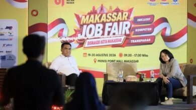 DPPKB Makassar Hadir di Makassar Job Fair 2026, Dorong Pencari Kerja Tingkatkan Kesiapan