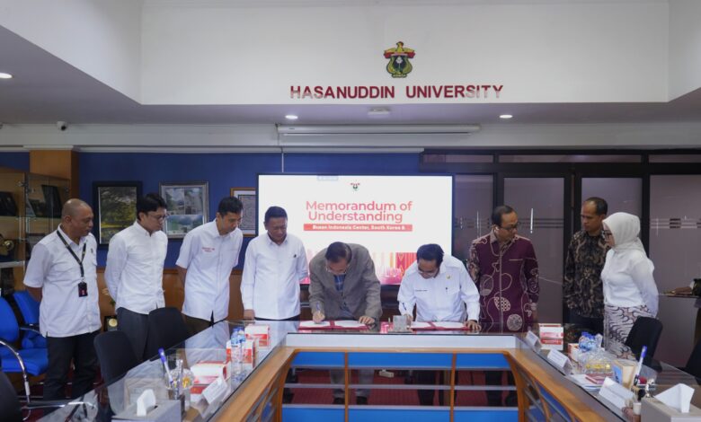 Unhas dan Busan Indonesia Center Perluas Kolaborasi Pendidikan dan Riset dengan Korea Selatan