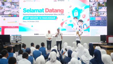 Kominfo Makassar Perkuat Literasi Siber Pelajar, Kenalkan Risiko dan Keamanan Digital