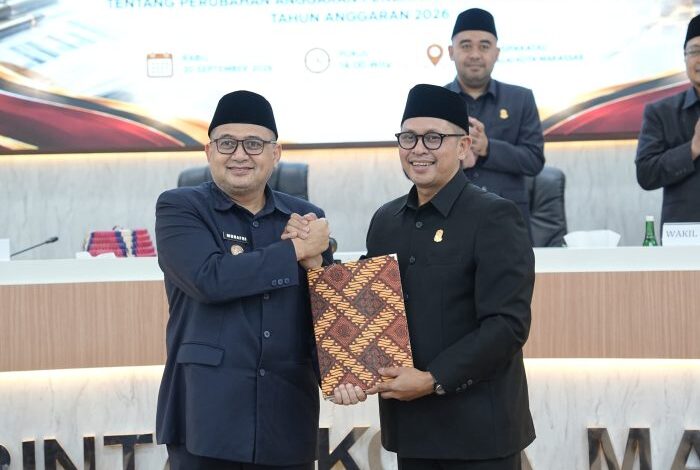 APBD Perubahan Makassar Rp5,26 Triliun Disahkan, Munafri Targetkan Serapan Belanja di Atas 95 Persen
