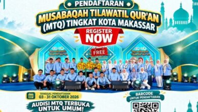 MTQ Makassar 2026 Dibuka untuk Peserta se-Sulsel, Pendaftaran Gratis hingga 31 Oktober