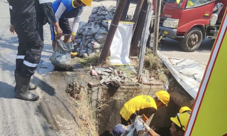 Cegah Banjir di Paccerakkang, Dinas PU Makassar Kerahkan 150 Personel Drainase