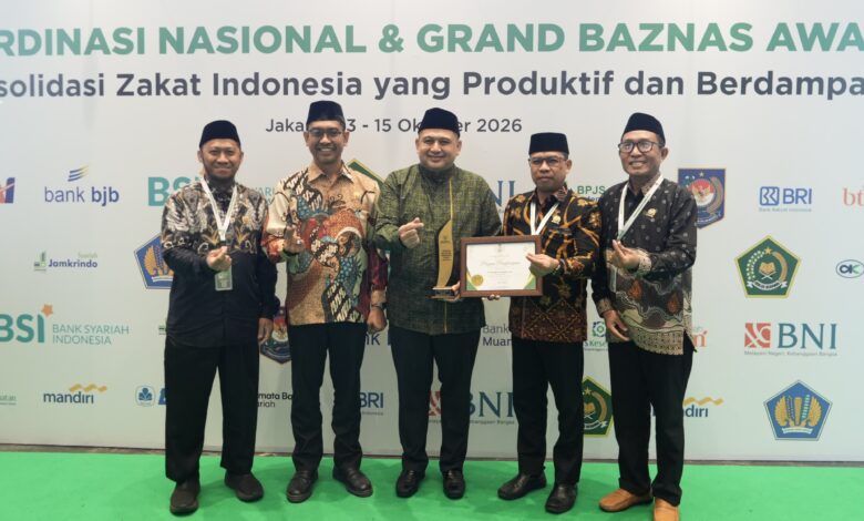 Munafri Raih Grand Baznas Award 2026, Makassar Perkuat Visi Kota Filantropi Nasional